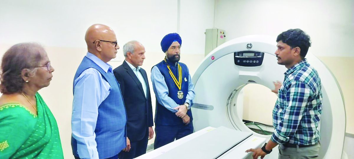 CT scan at the CR Foundation diagnostic centre