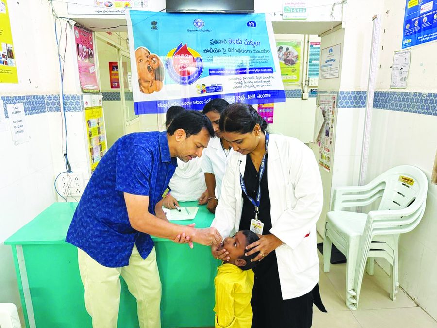 Polio drops campaign
